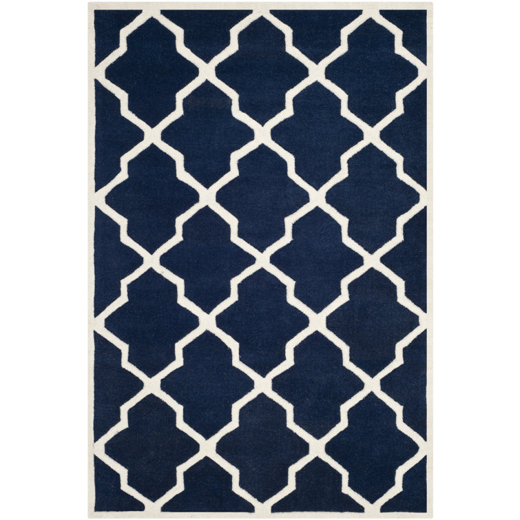 Phillipsdale Geometric Wool Hand Woven Area Rug