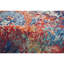 One-of-a-Kind 2' X 2'1" Wool Area Rug Red/Teal/Ivory/Orange