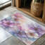 Tapis tressé à encre violette-23175256