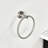 5 Wall Mount Towel Rack For Bathroom - Brushed Nickel Look, Aluminium, Modern Style, Corrosion, Versatile Use, Easy To Install Mounted 5 Piece Nickel, Appearance, Rust-, Multifunctional Different-593885095