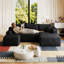 Canapé modulaire rembourré en U avec repose-pieds-130622444-130622448