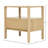 Masie 1-Drawer Oak Nightstand, Light Oak