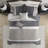 Piece Bedding Sets, Polyester Full Queen Jacquard Stripe For Home