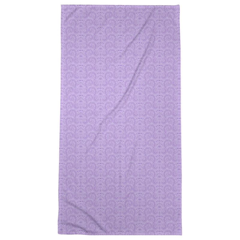 Serviette de bain Third Eye, Mauve et pastel