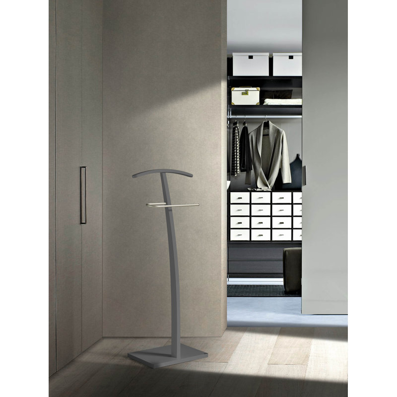 Ritzman Freestanding Valet Stand, Grey