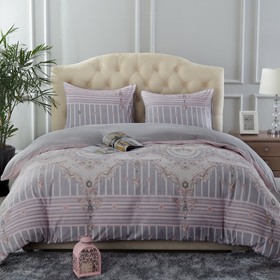 Addingham Polyester Floral Duvet Cover