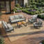 Ensemble de conversation Townsend avec coussins Sunbrella®-93082667-93082662