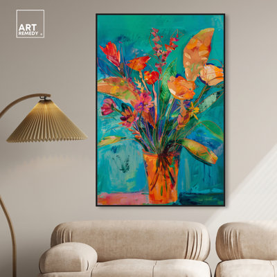 Bold and Bright Flower Vase