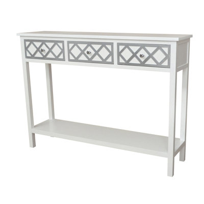 Table Console treillis