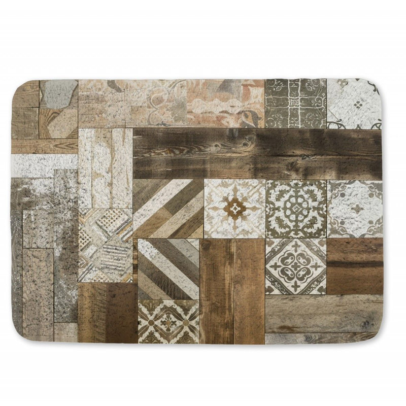 Chryste Microfiber / Microsuede Non-Slip Bath Mat, 17" W x 24" L