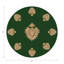 Ex Vote Orange Vegan Leather Round Coasters-1456308388