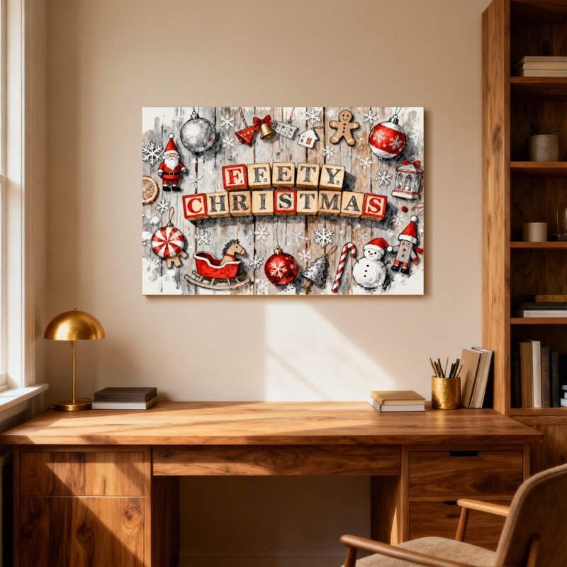 Décorations de Noël, H 12 po x l 18 po
