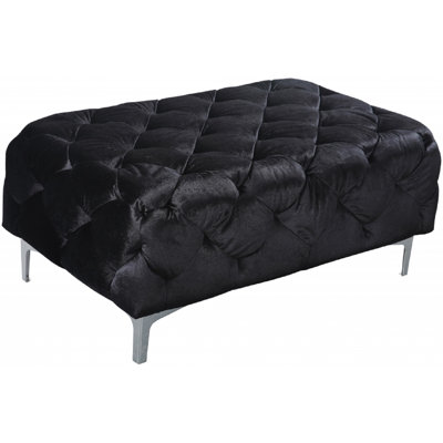 Crose 100cm Wide Tufted Rectangle Ottoman