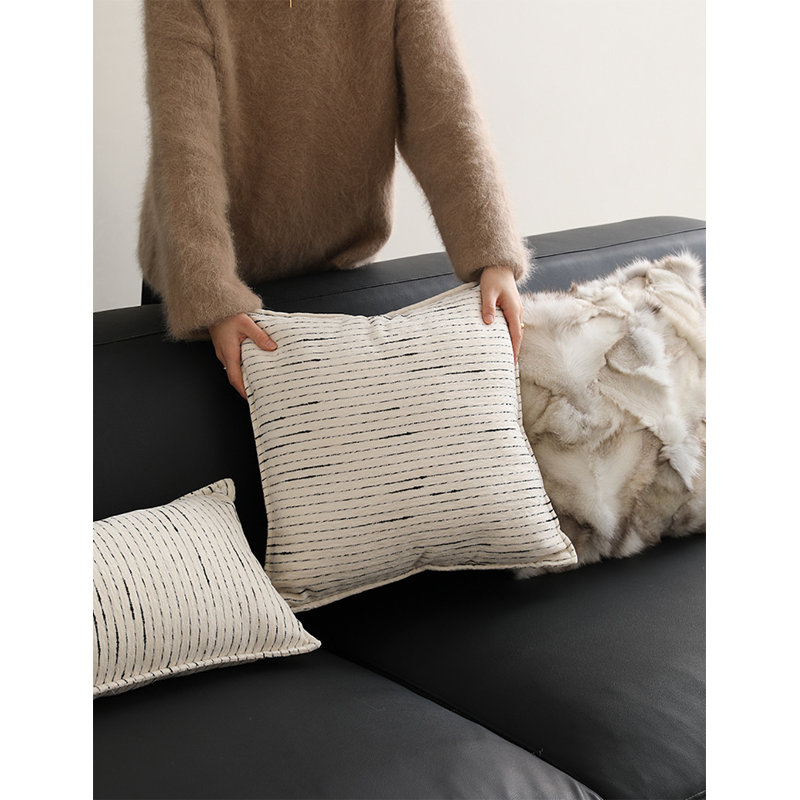 Striped Pillow Cover