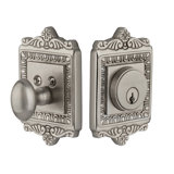 Nostalgic Warehouse Egg & Dart Plate Single Cylinder Deadbolt