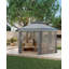 Pavillon de jardin hexagonal escamotable 13 X 13 Ft-108812724