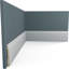 Plinthe Endurathane Barcelona, H 4 po x P 3/8 po x L 94 1/2 po, apprêtée en usine (paquet de 2)-91235844