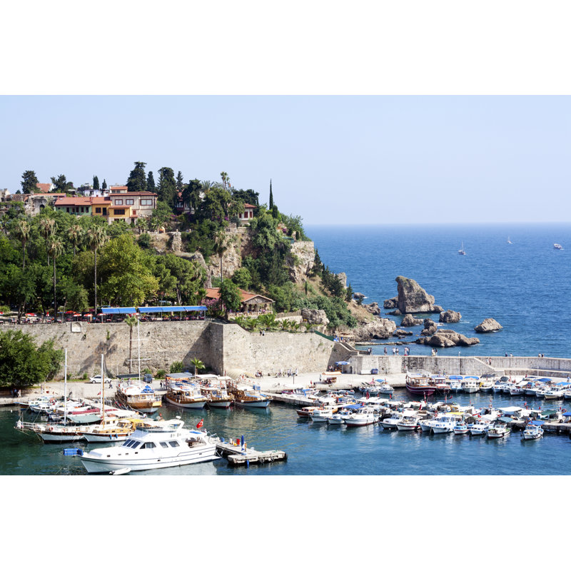 Antalya Harbor - Wrapped Canvas Print, 20cm H x 30cm W x 3.8cm D