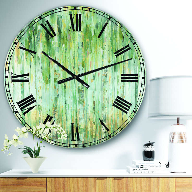 Adetomiwa, la forêt de bouleaux II - Horloge murale traditionnelle, Moyen