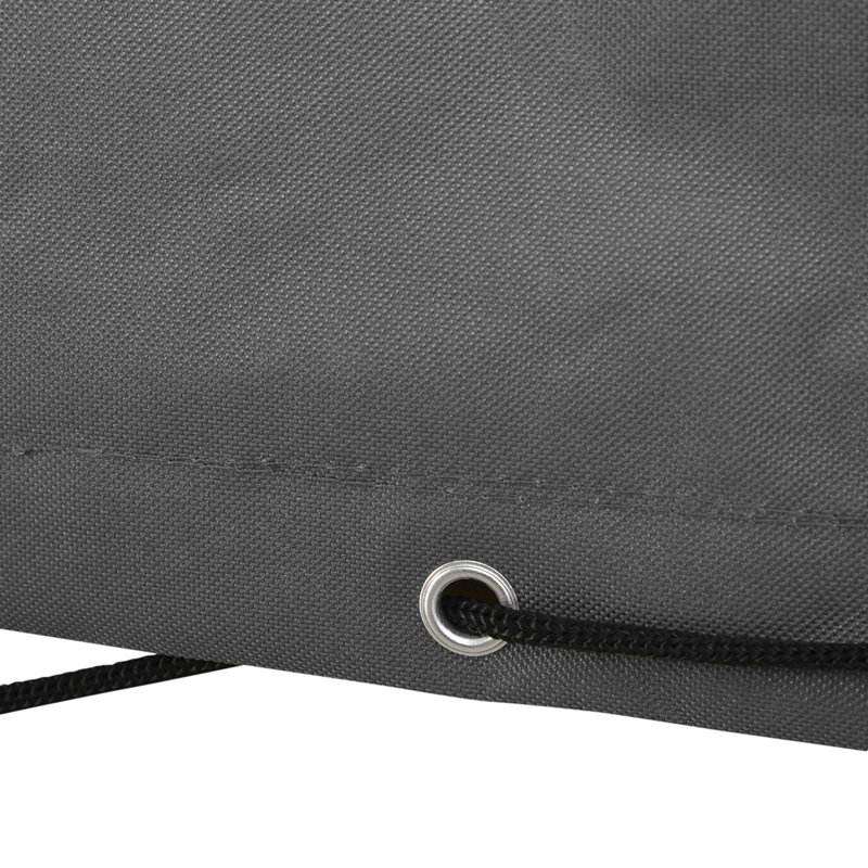Gray Weatherproof Outdoor Patio Sofa Cover
