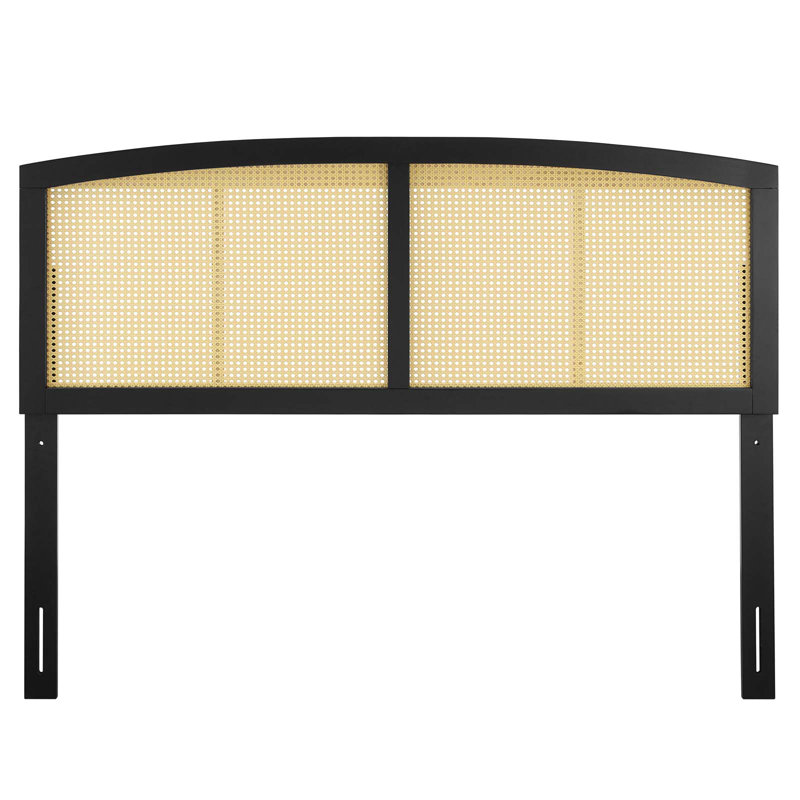 Halcyon Cane Headboard, Full, Black