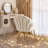 Lemley Shell-Shaped Vanity Chair-1085956865