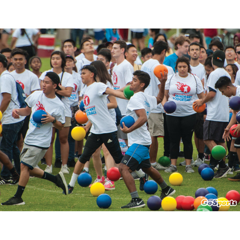 Dodgeball en mousse avec étui de transport, Diamètre de 6,25 po