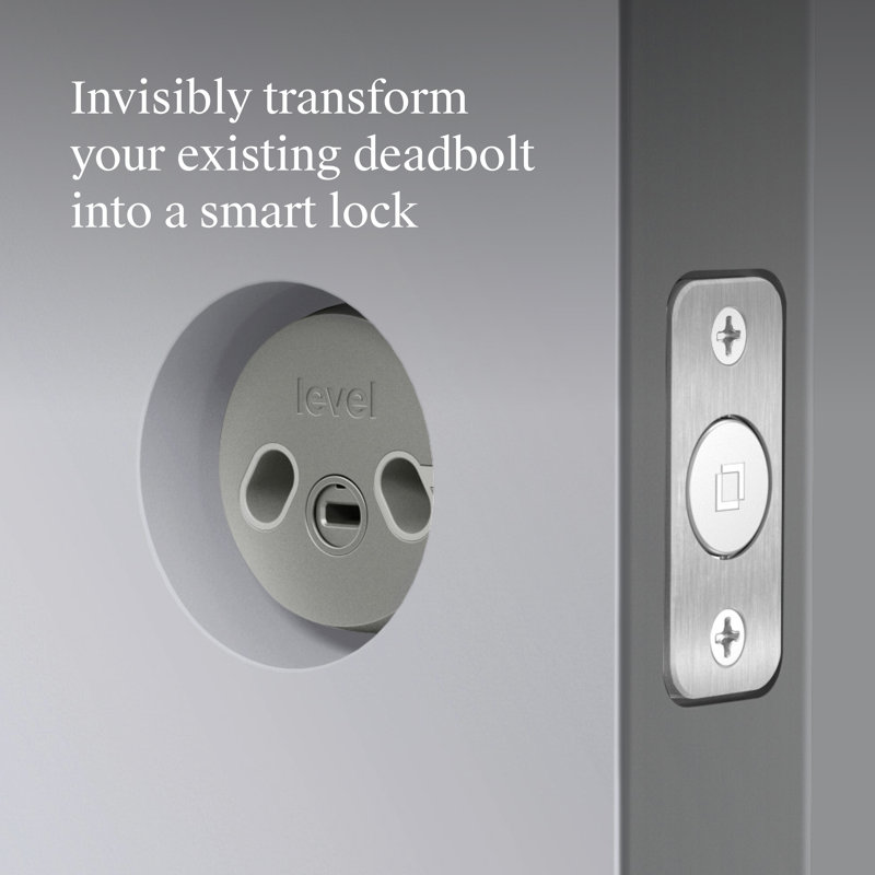 Level Bolt Wi-Fi Smart Deadbolt with Stainless Steel Gearbox
