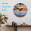 Horloge murale 12 pouces - verre