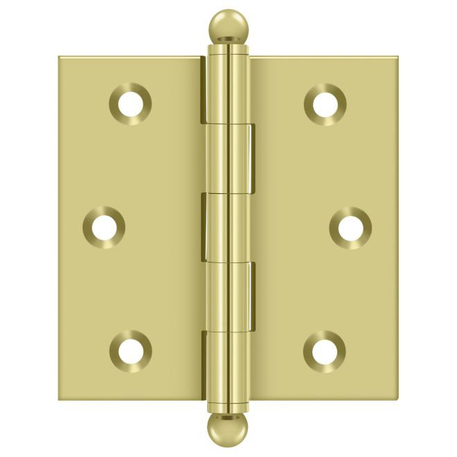 Hinge, Polished Brass