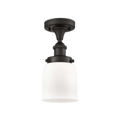 Ballston Urban - Bell - 1 Light 5" Semi-Flush Mount