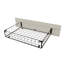 Lit plateforme double en métal avec rangement brun-106491492-106491486