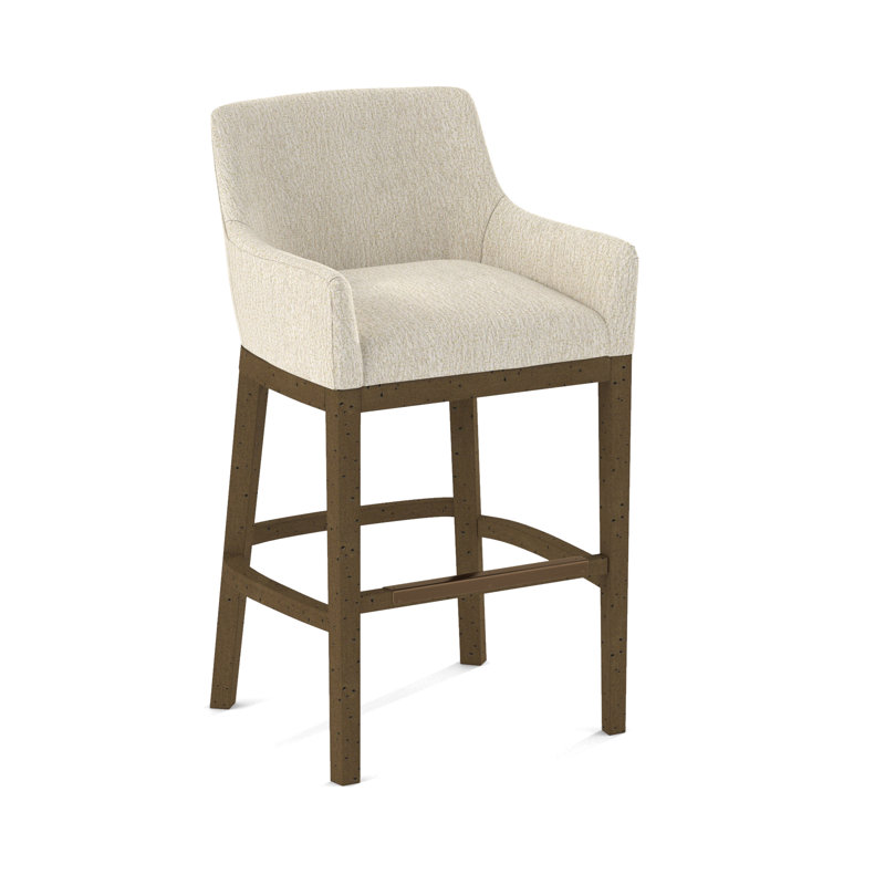 Upholstered Stool, Espresso, 61606-88