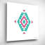«Watercolor Aztec Art II» par Seven Trees Design, art mural en verre acrylique-928903300
