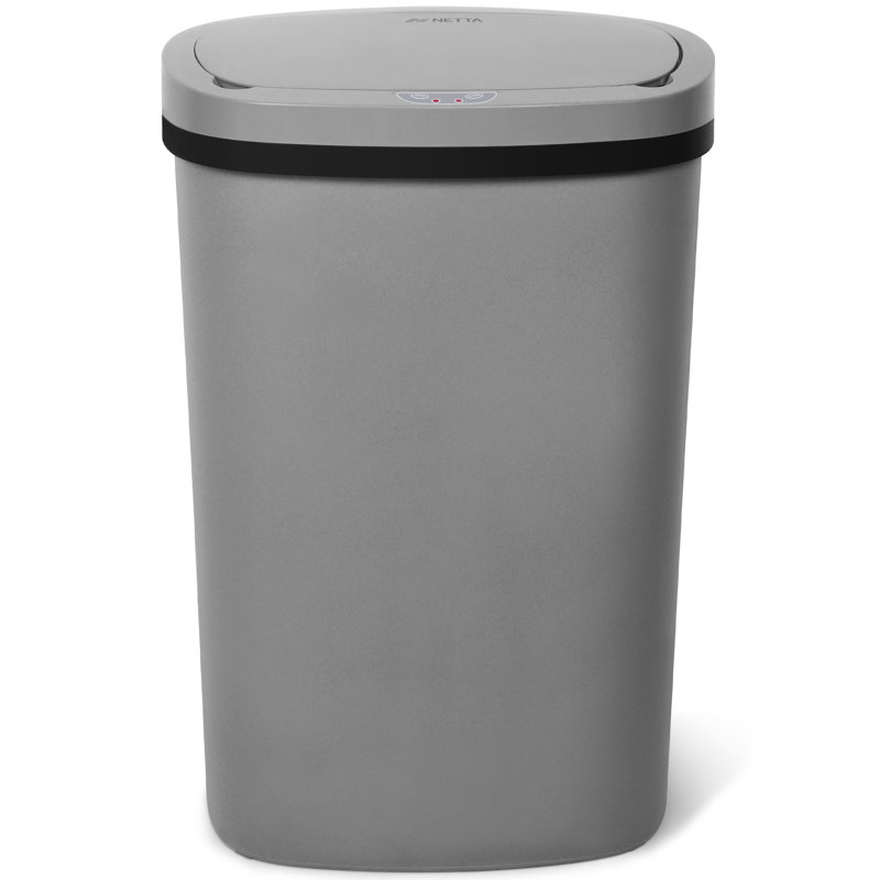 NETTA 50 Litre Motion Sensor Trash Can, Grey