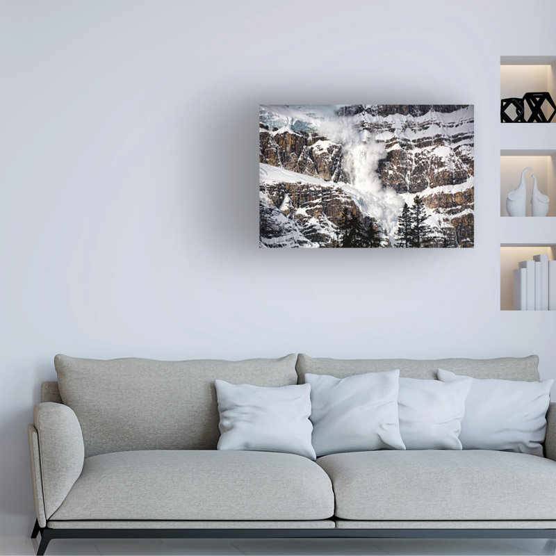 Alain Turgeon Avalanche Canvas Art, H 12 po x l 19 po
