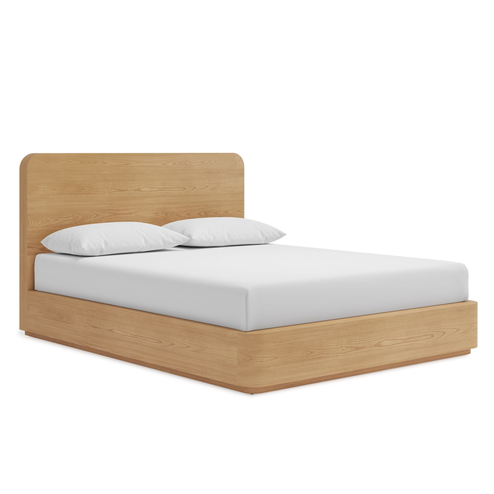 Nori Mahogany Platform Bed, Timber, Full