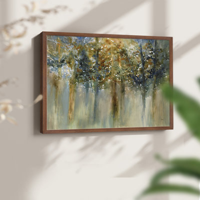 «Rustic Leaves II», reproduction encadrée