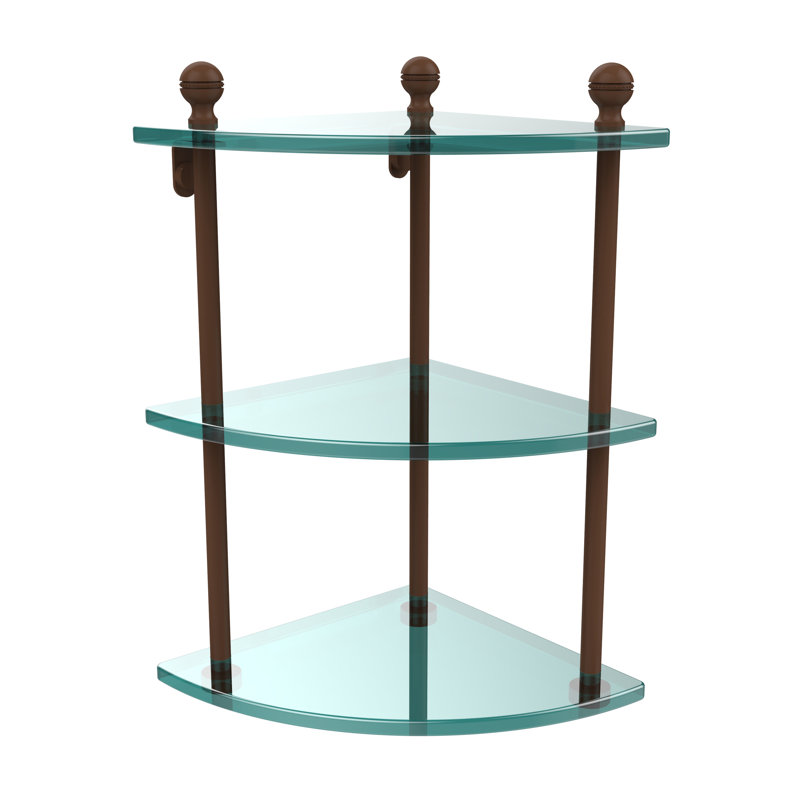Tablette d'angle 3 pièces Morosini, Bronze antique