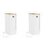 20cm W Manufactured Wood Bedside Table