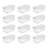 Sterilite Plastic Clear Stackable Latching Storage Box Container