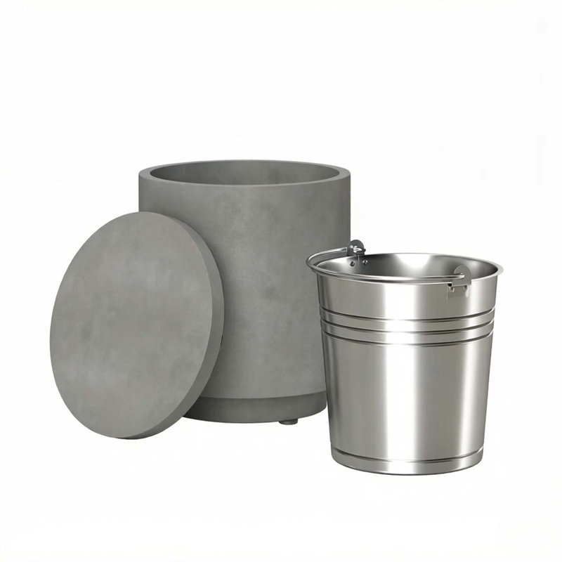 Versatile Outdoor Cooler Side Table with Chilled Drink Storage