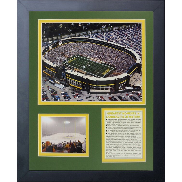 : Sports Stadium Wall Decor Lambeau Field 5 Pieces