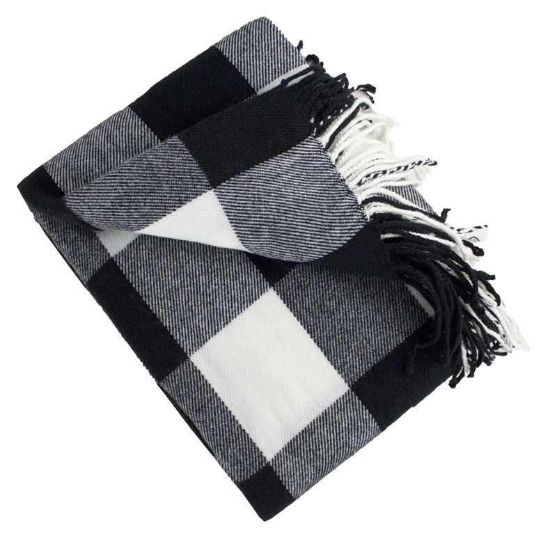 Hand Woven Throw Blanket, White