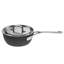Demeyere Black 5 Stainless Steel With Ceramic Exterior Coating 2-Qt Saucepan With Lid