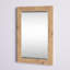Miroir mural rectangulaire en bois de style campagnard Tiege-1184629379-1184629388