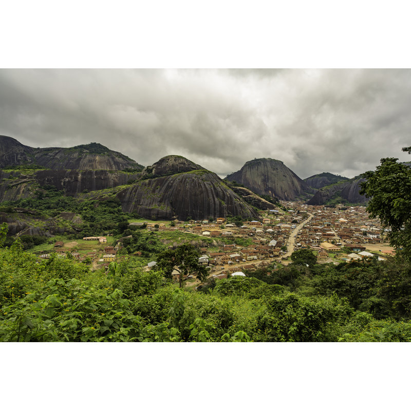 Idanre Hills by Fela Sanu - Wrapped Canvas Print, 61cm H x 91cm W