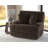 Cushy Oversized Deep Seat Power Recliner with Power Adjustable Headrest-949593933