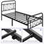 Modern Metal Bed Frame with Vintage Headboard-1629791938-1631179721