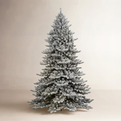 Pre-Lit Artificial Flocked Christmas Tree
